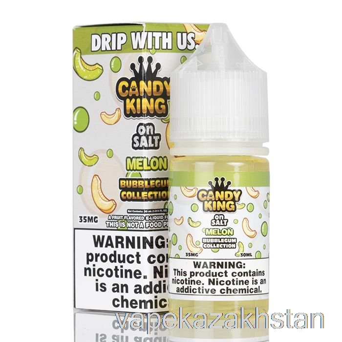 Vape Disposable Melon Bubblegum Collection - Candy King On Salt - 30mL 35mg